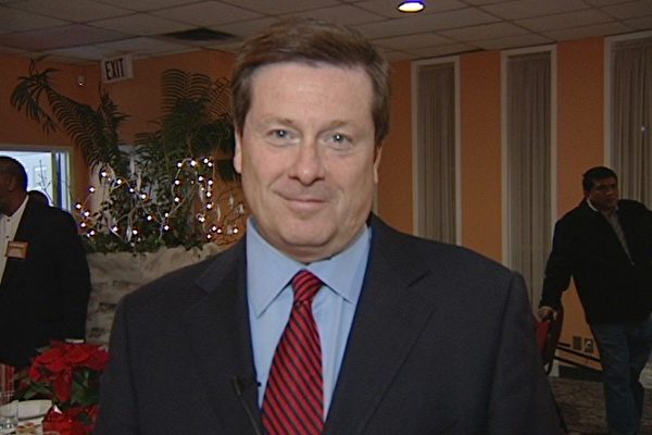 加拿大保守党领袖约干．瑞（John Tory）