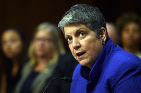 加大校长纳波利塔诺（Janet Napolitano）。（Getty Images） 