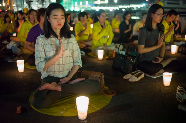 7.20 Falun Gong Candlelight Vigil in Manhattan, NYC, July 20, 2016. 